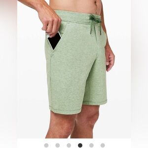 Lululemon City Sweat Short 9" Heathered Green Haze size large